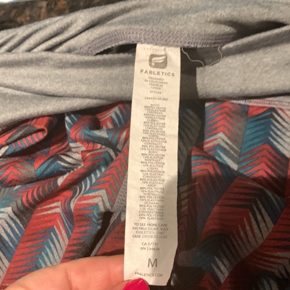 Fabletics Rio Run Crop Leggings Workout Pants - Picture 5 of 5